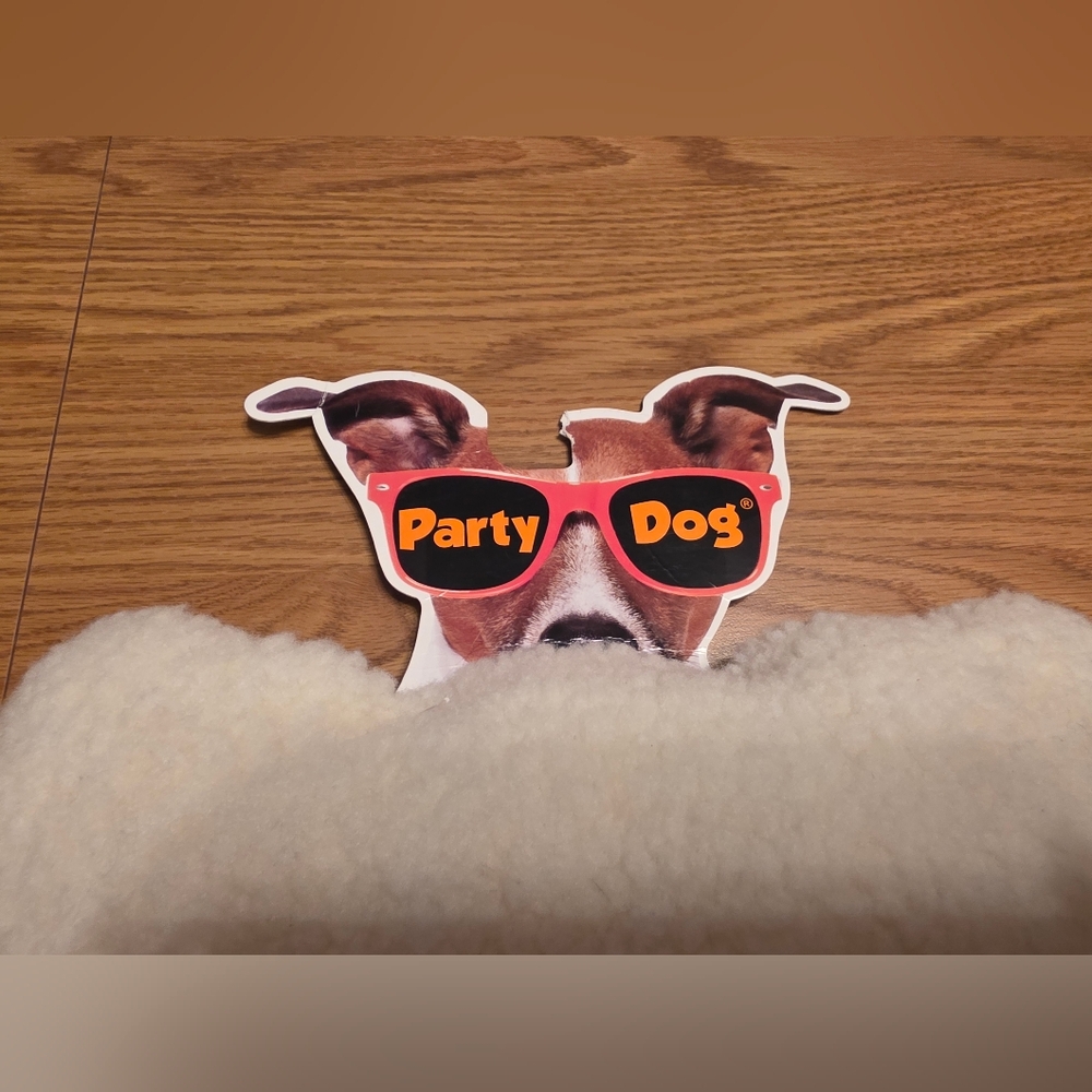 Party Dog Popcorn Costume for Dogs - Red and White - Picture 3 of 5